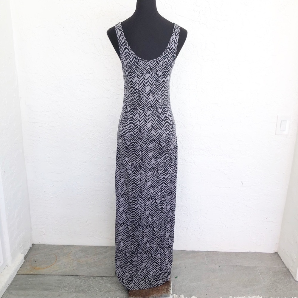 EVEREVE Thread 4 Thought Geometric Cotton Maxi Dress Beach Vacation - Picture 4 of 5